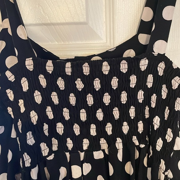 XL A Line Poka Dot Dress - Picture 2 of 2